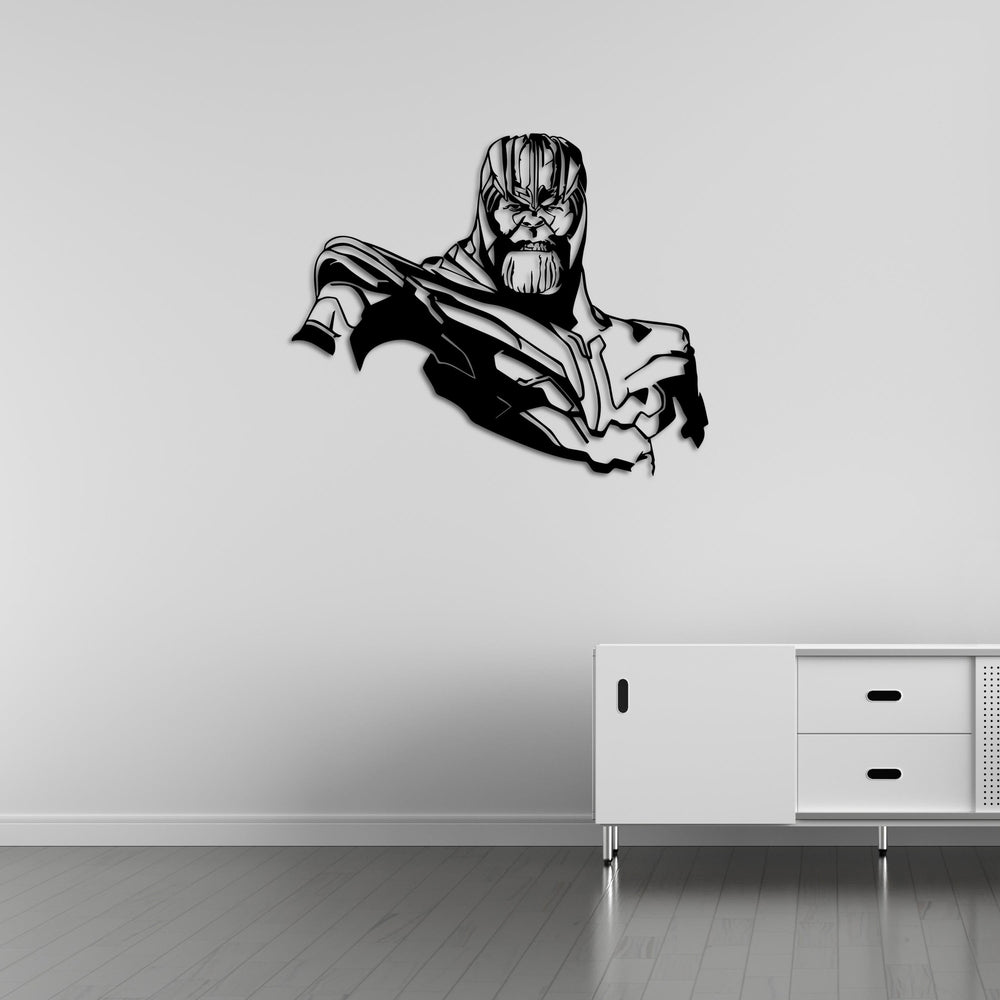 Armored Thanos – Silhouette Metal Wall Art