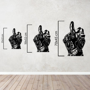 Infinity Gauntlet – Metal Wall Art