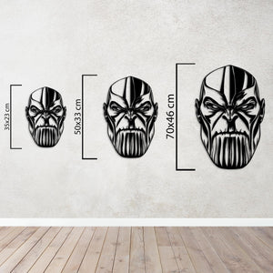 Thanos Portrait – Metal Wall Art