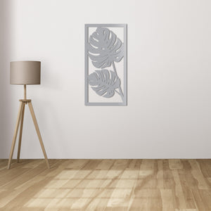 Tropical Serenity Metal Wall Art | Decorative Leaf Wall Sculpture