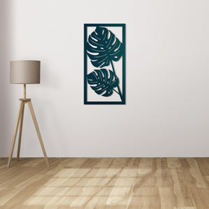 Tropical Serenity Metal Wall Art | Decorative Leaf Wall Sculpture