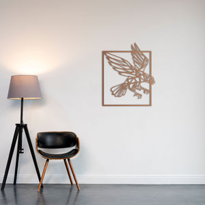 Symbol of Ascension Eagle Metal Wall Art | Majestic Wall Sculpture