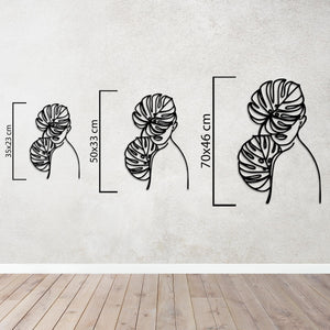 Face of Nature Metal Wall Art | Inspirational Decorative Sculpture