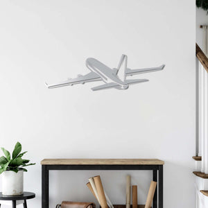 Passenger Airplane Metal Wall Art | Aviation Decorative Wall Sculpture