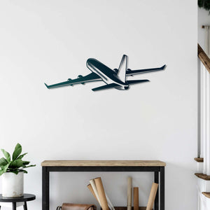 Passenger Airplane Metal Wall Art | Aviation Decorative Wall Sculpture