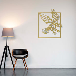 Symbol of Ascension Eagle Metal Wall Art | Majestic Wall Sculpture