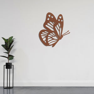 Wings of Elegance Butterfly Metal Wall Art | Decorative Sculpture