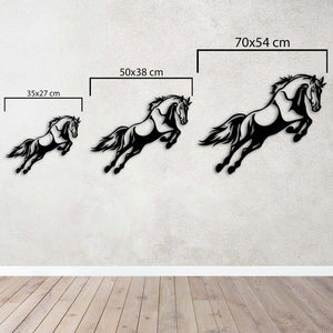 Free Spirit Horse Metal Wall Art | Decorative Animal Wall Sculpture