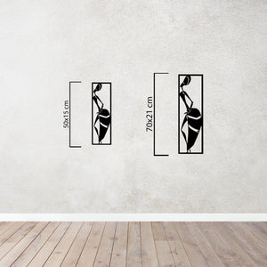 Rhythm of the Soul: African Women Metal Wall Art | Ethnic Home Decor