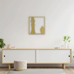 Silent Pride Metal Wall Art | Majestic Animal Decorative Sculpture