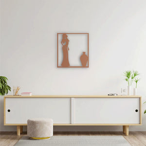 Silent Pride Metal Wall Art | Majestic Animal Decorative Sculpture