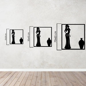 Silent Pride Metal Wall Art | Majestic Animal Decorative Sculpture