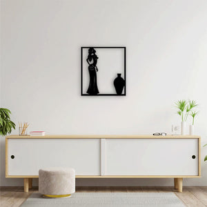 Silent Pride Metal Wall Art | Majestic Animal Decorative Sculpture