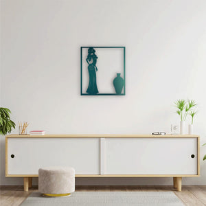 Silent Pride Metal Wall Art | Majestic Animal Decorative Sculpture