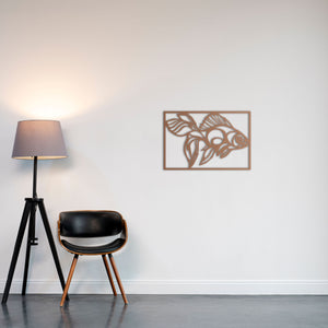 Fish Against the Current Metal Wall Art | Inspirational Wall Sculpture