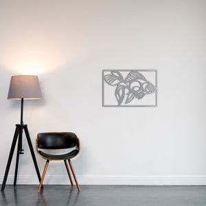 Fish Against the Current Metal Wall Art | Inspirational Wall Sculpture