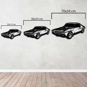 Classic American car metal wall sculpture gift for car lovers