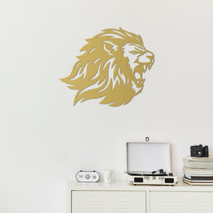 Symbol of Nobility Lion Metal Wall Art | Majestic Wall Sculpture Decor
