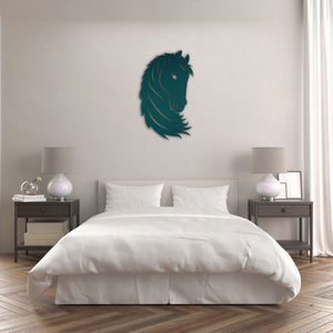 Noble Gaze Horse Metal Wall Art | Decorative Animal Wall Sculpture