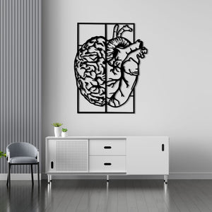 Thought and Emotion Metal Wall Art | Abstract Decorative Sculpture
