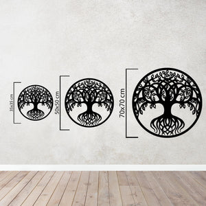 Tree of Life Metal Wall Art | Nature Inspired Decorative Sculpture