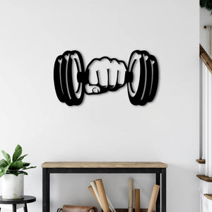 Symbol of Power Metal Wall Art | Decorative Abstract Wall Sculpture