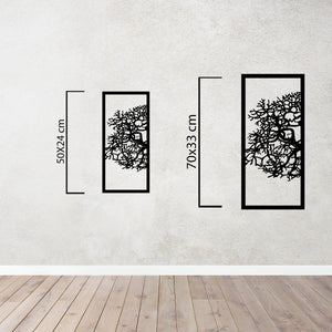 Roots to Sky Tree Metal Wall Art | Nature-Inspired Sculpture