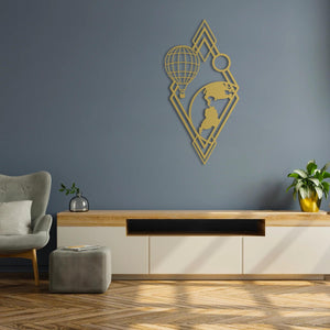 Journey to the Sky Metal Wall Art | Decorative Airplane Sculpture