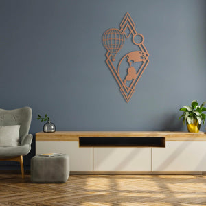 Journey to the Sky Metal Wall Art | Decorative Airplane Sculpture