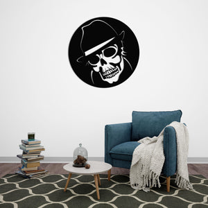 Mystic Skull Metal Wall Art | Decorative Gothic Wall Sculpture Decor