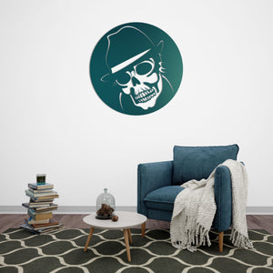 Mystic Skull Metal Wall Art | Decorative Gothic Wall Sculpture Decor