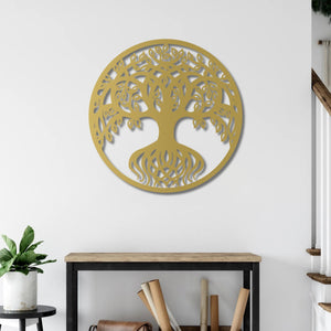 Tree of Life Metal Wall Art | Nature Inspired Decorative Sculpture