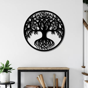 Tree of Life Metal Wall Art | Nature Inspired Decorative Sculpture