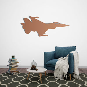 Jet Airplane Metal Wall Art | Aviation Decorative Wall Sculpture