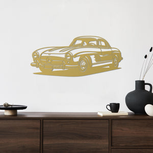 Mercedes-Benz 300SL Gullwing – Araba Metal Duvar Dekoru Laser Artique