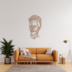 Portrait of Fragile Strength Frida Kahlo Metal Wall Art Decor