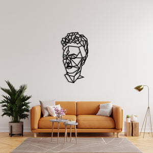 Portrait of Fragile Strength Frida Kahlo Metal Wall Art Decor