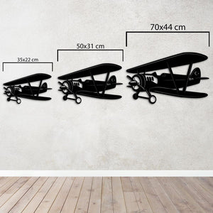Hürkuş Legendary Aircraft Metal Wall Art | Decorative Wall Sculpture