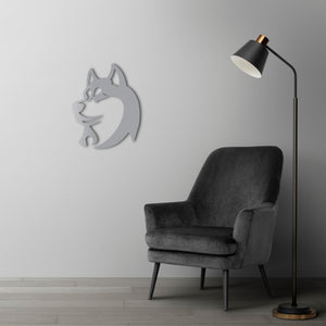 Spirit of Husky Metal Wall Art | Decorative Dog Wall Sculpture Decor