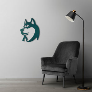 Spirit of Husky Metal Wall Art | Decorative Dog Wall Sculpture Decor