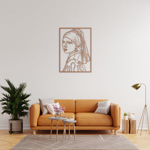 Silence of the Gaze Metal Wall Art | Artistic Decorative Sculpture