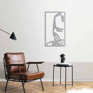 Mystic Armor Metal Wall Art | Decorative Warrior Wall Sculpture