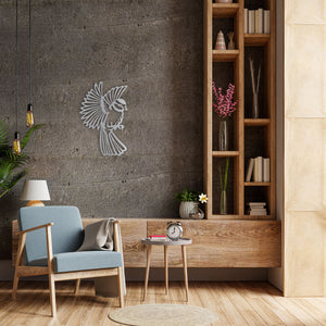 Graceful Wings Bird Metal Wall Art | Decorative Wall Sculpture Decor