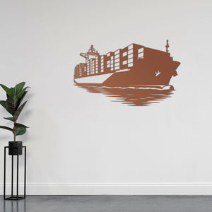 Okyanusların Efendisi – Gemi Metal Duvar Dekoru Laser Artique
