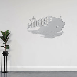 Okyanusların Efendisi – Gemi Metal Duvar Dekoru Laser Artique