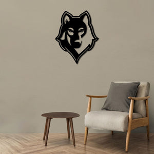 Wild Spirit Wolf Metal Wall Art | Decorative Animal Wall Sculpture