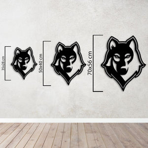 Wild Spirit Wolf Metal Wall Art | Decorative Animal Wall Sculpture