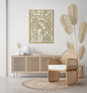 Whisper of Light Metal Wall Art | Elegant Decorative Sculpture