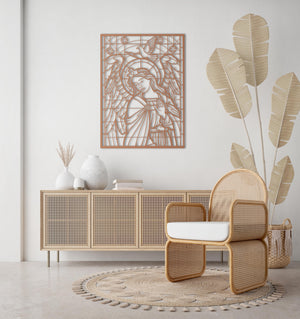 Whisper of Light Metal Wall Art | Elegant Decorative Sculpture