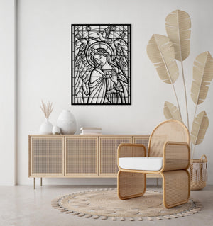 Whisper of Light Metal Wall Art | Elegant Decorative Sculpture